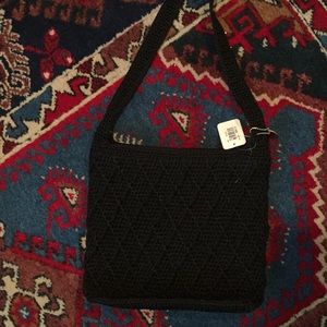 NWT The sak woven black purse